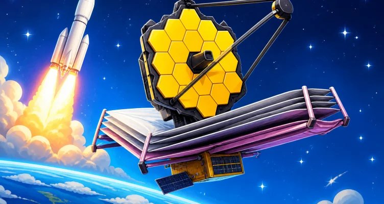 Lancement du télescope spatial James Webb
