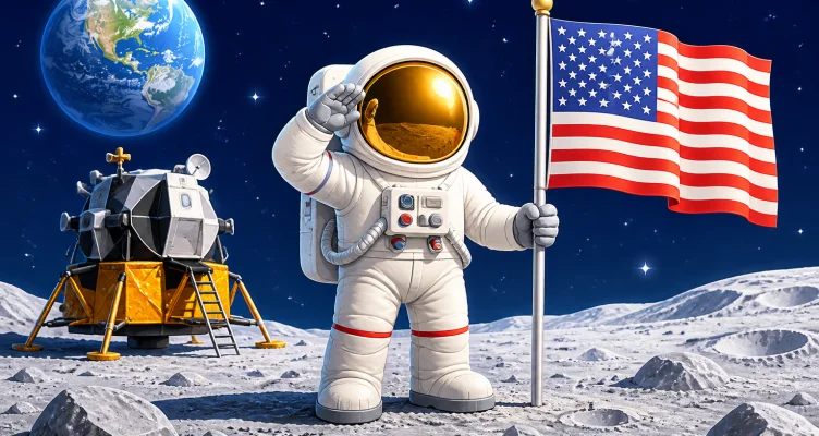 First human Moon landing