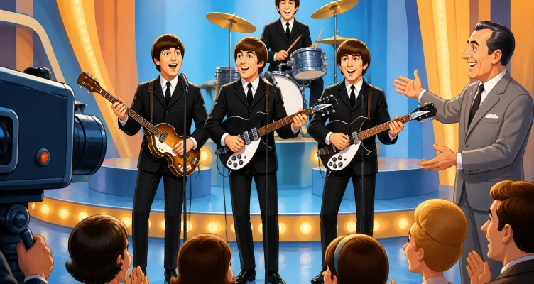 The Beatles' first appearance on The Ed Sullivan Show