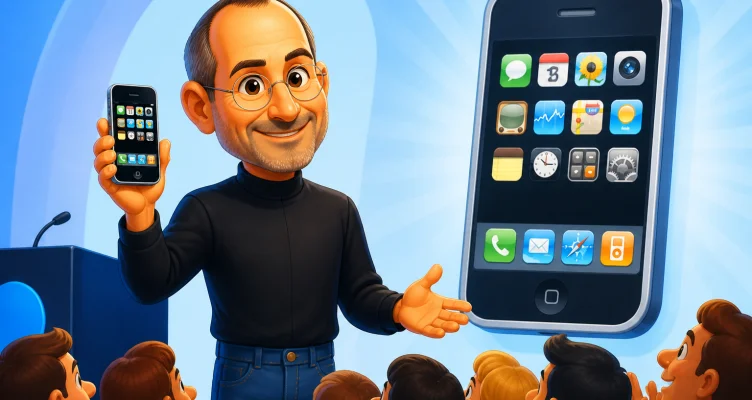 Apresentação do primeiro iPhone