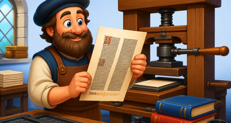 Printing of the Gutenberg Bible