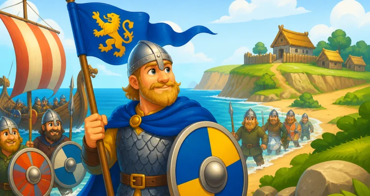 Settlement of the Normans in Normandy